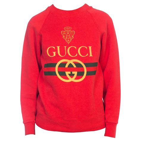 gucci red sweatshirt fake|aesthetic celebrities gucci sweatshirt.